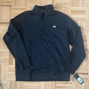 Adidas Black Quarter Zip Lightweight Fleece